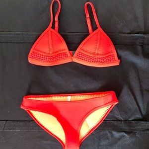 Triangl Stiched Bikini Set